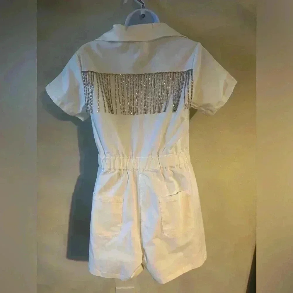 Buddy Love Rhinstone Romper NWT!